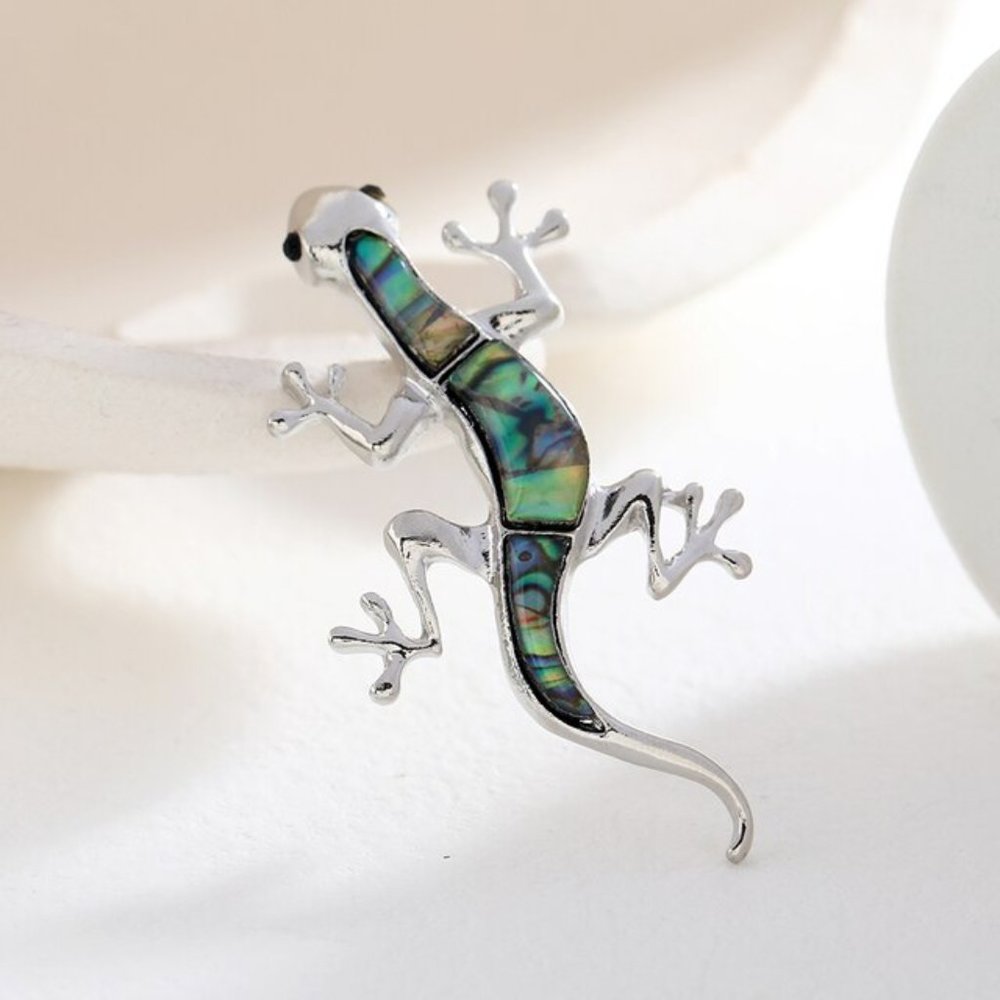 Shell design Lizard Pin Broach - Picture 1 of 2